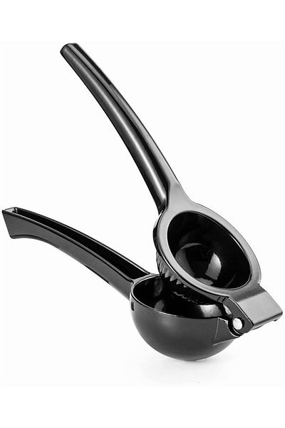 M Mimoza Park Viking Lux Metal Lemon Squeezer| Orange Citrus Juicer - Black