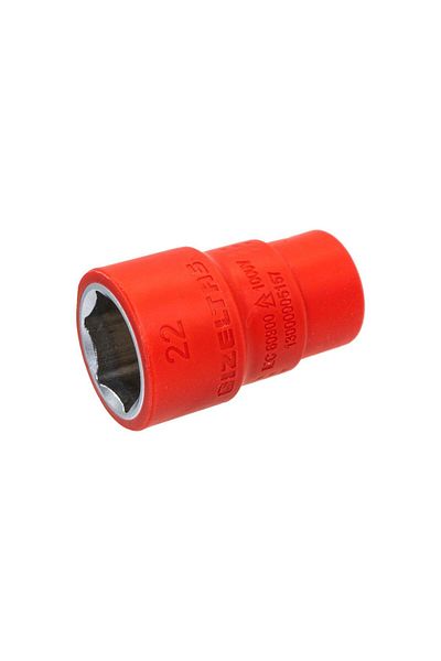 İzeltaş 13000005157 1000V Isolated 6 Corner 1/2" Socket Wrench 22mm