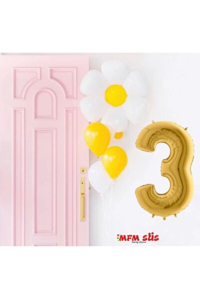 MFM Σετ μπαλόνι με θέμα την μαργαρίτα 3 ετών