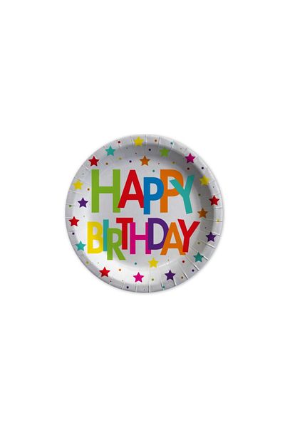 BalonEvi SUPER STAR HAPPY BİRTHDAY PRINTED PLATE