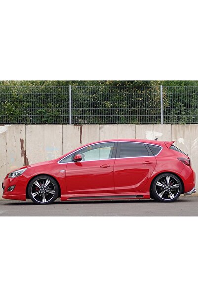 NamTuning Opel Astra J Uyumlu Marşpiyel Yan Ek Rieger Plastik Boyasız 2009-2020 HB Sedan Uyumlu