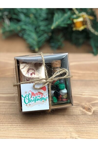 Masalsı Concept Yılbaşı Hediyesi Yeni Yıl Kahve ve Çikolata Kutusu Seti