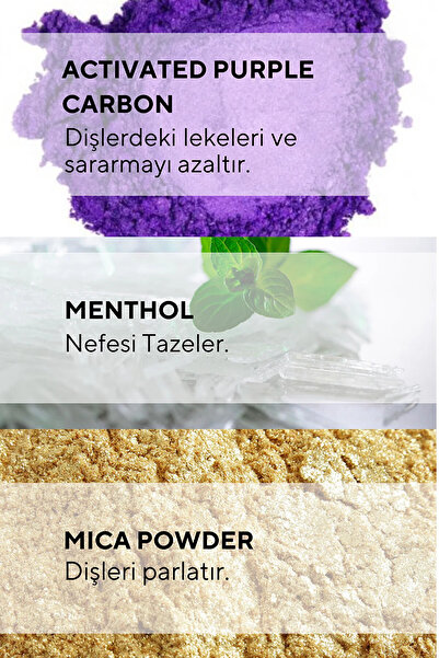 The Ceel Diş Beyazlatıcı Aktif Mor Karbon Diş Tozu 50 gr
