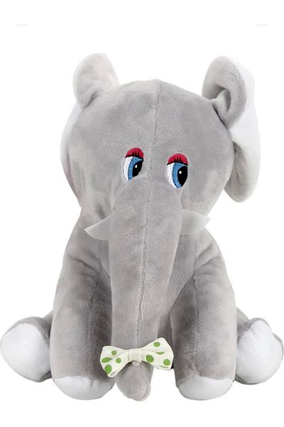 TOPROCKSTORE Cute Sitting Elephant Plush Toy Sleeping Companion 20 Cm