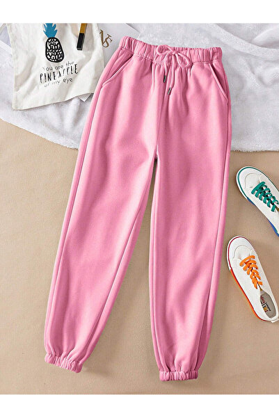 blausee wear Φούτερ Jogger χωρίς εκτύπωση - Μαύρο λαστιχένιο πόδι ψηλόμεσο χειμώνα