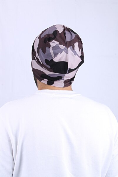 cappello Camouflage Patterned Combed Cotton Unisex Beret - Cplpnkmr2
