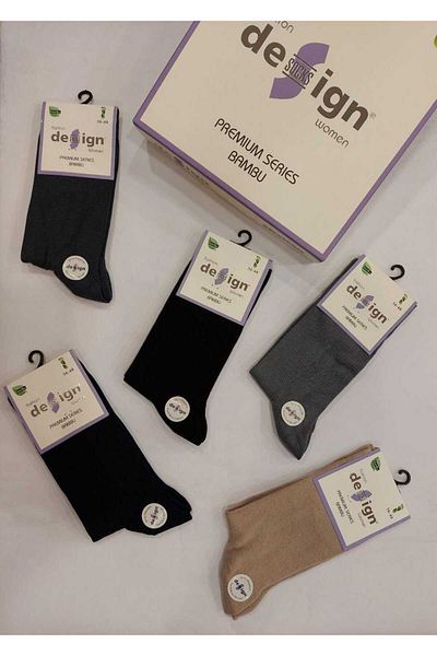 Design Socks DESIGN BAMBOO NYLON-FREE SOCKS 5-PACK