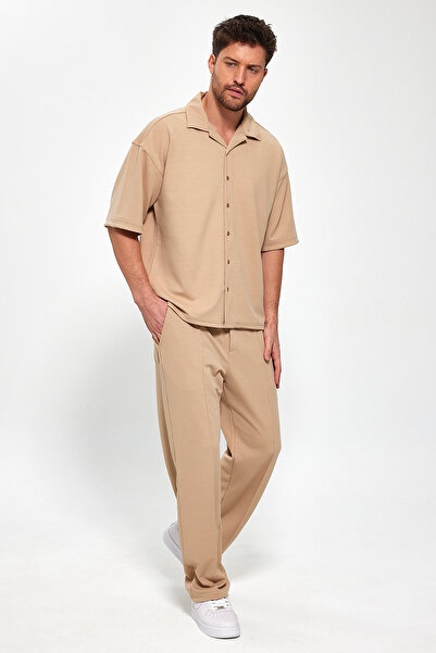 Quik-max Set pantaloni cămașă, în formă largi