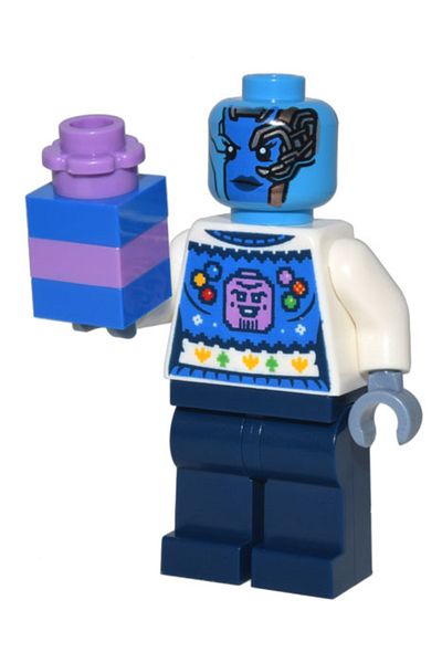 LEGO Micro Structures Guardians of the Galaxy Day 9 Nebula in Holiday Sweater