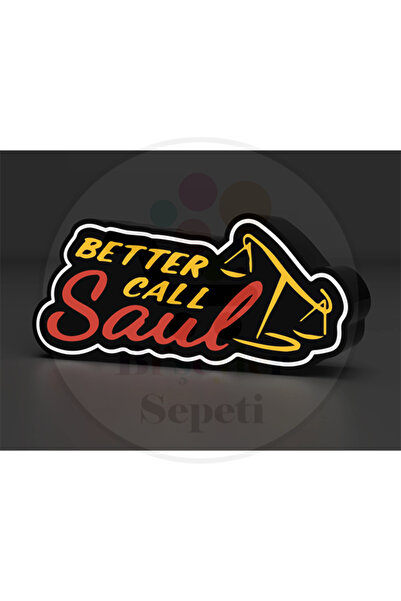 Bi'şeyler Sepeti Better Call Saul Led Işıklı Dekoratif Lightbox
