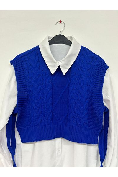 deywearst Side Tie Knitted Sweater