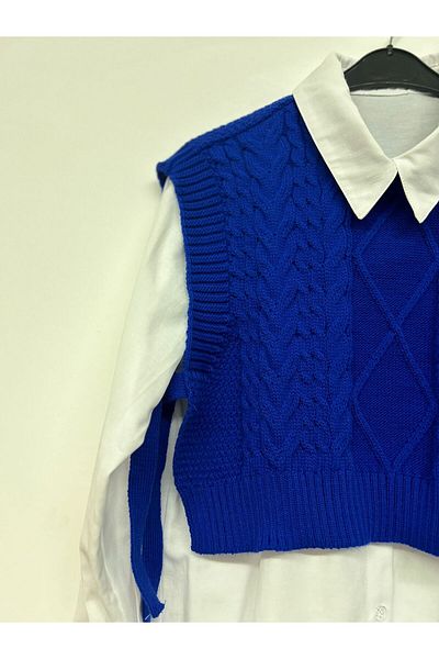 deywearst Side Tie Knitted Sweater