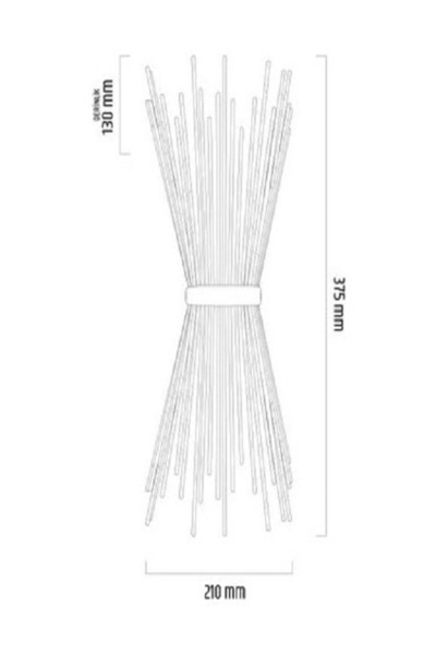 ADALED MODERN DECORATIVE ANTIQUED EYELASH APPLIQUE