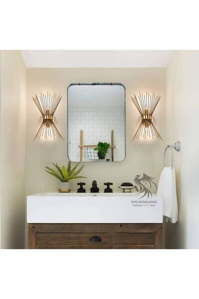 ADALED MODERN DECORATIVE ANTIQUED EYELASH APPLIQUE