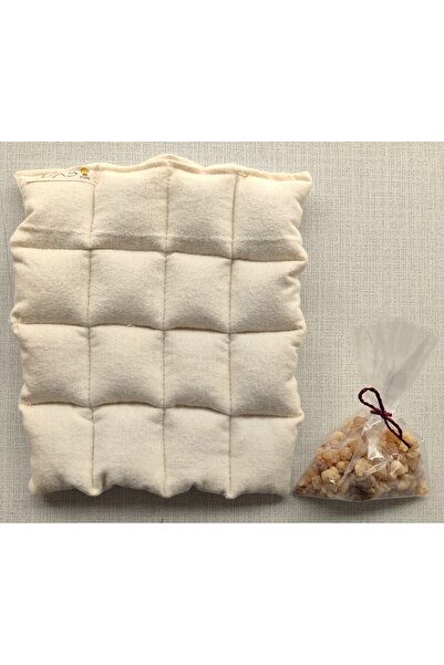 DAS YÜN Yıkanmamış Koyun Yünü Dolgulu Bebek Sırt-Göğüs Bezi (20cmx 23cm) DAS1...