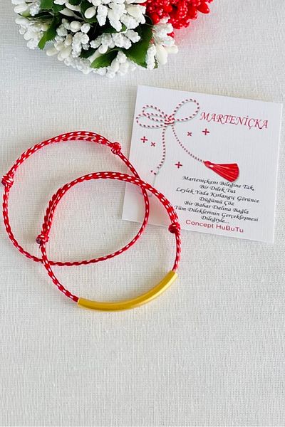 Concept HuBuTU GIFT 2-Piece LUXURY MARTENICKA WISH, LUCK, LOVE, COUPLE BRACELET SET