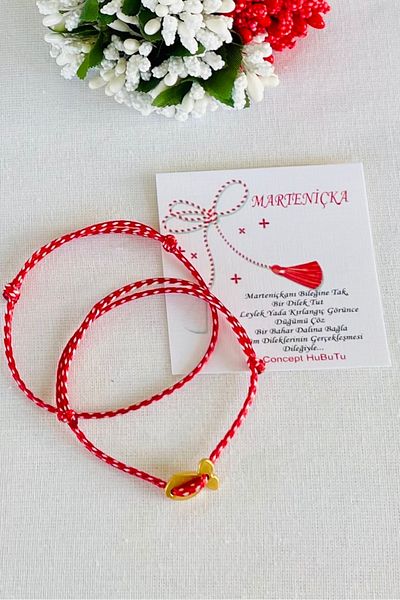 Concept HuBuTU GIFT 2-Piece LUXURY MARTENICKA WISH, LUCK, LOVE, COUPLE BRACELET SET