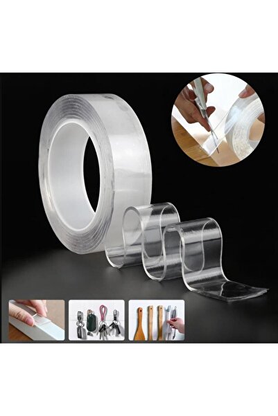 Hayveys Çift Taraflı Üst Kalite Suya Dayanıklı Nano Bant Kuvvetli Silikon Yapıştırıcı 2Mt