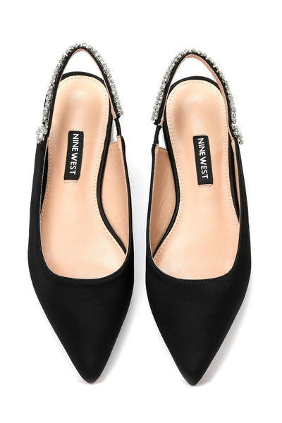 Nine West Mabay 3Pr Black Women's Ballerinas