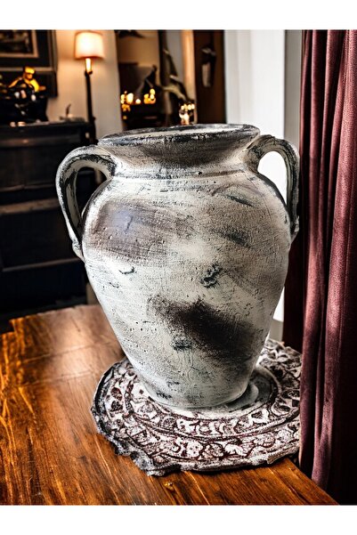 egesaksı Çift saplı efectli rustik küp