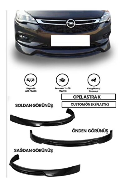 NamTuning Opel Astra K Custom Ön Ek Karlık 2015-2021 arası Uyumlu Boyasız