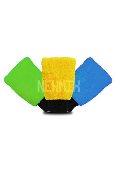 NEWMİX Premıum Mikrofiber Oto Yıkama Eldiveni