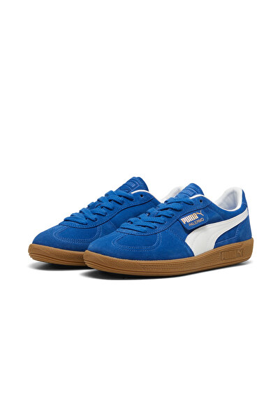 Puma Palermo Lth Erkek Günlük Ayakkabı Mavi Sneaker