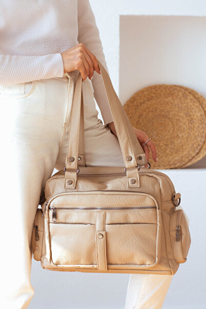 ImPolo حقيبة كتف نسائية إمبولو سويتا كومرولاكس كبيرة الحجم وناعمة مقاس 30×43