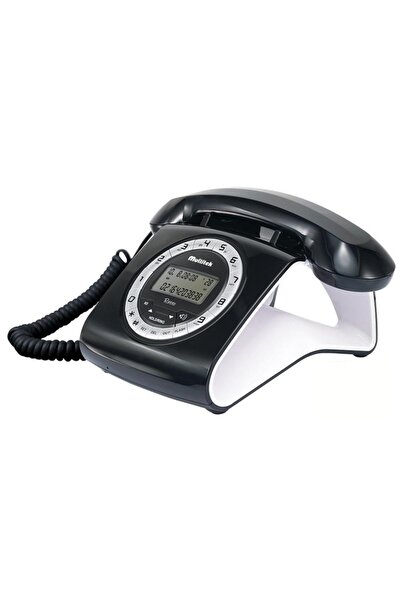 Multitek Retro Özel Tasarımlı Kablolu Siyah veya Kırmızı Masa Üstü Telefon