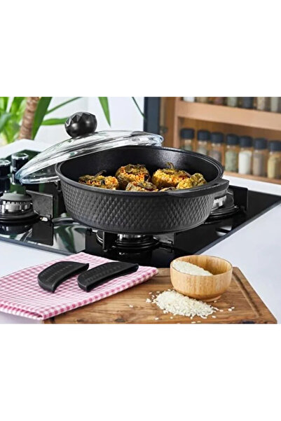 Veliday Kuvars 26 Cm Döküm Basık Tencere