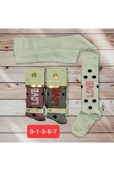 idsshop Комплект от 6 детски чорапогащи с микс шарки