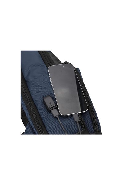PLM Rucsac pentru notebook Livorno-Usb bleumarin 15.6 Inc