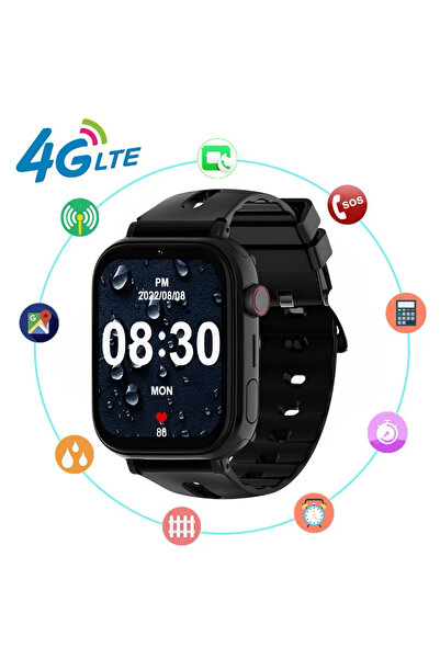 Şıktek 4G Akıllı Çocuk Saati GPS-Görüntülü Arama-Anlık Nokta Atışı Takip-Kame...