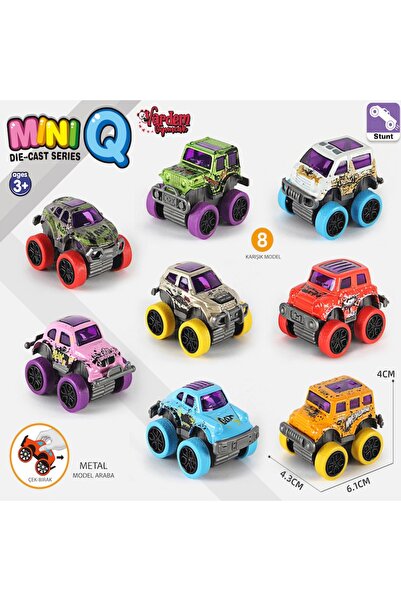 OYUNCAK STORE Die Cast Çek Bırak Metal Mini Araba - 1 Adet