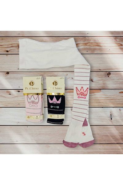 idsshop Комплект от 6 детски чорапогащи с микс шарки