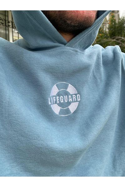 SOLENROSA Hanorac cu glugă brodat LIFEGUARD