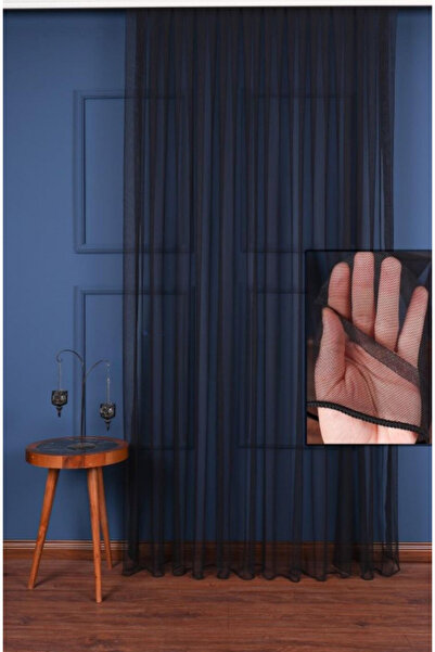 VANESSA PERDE Siyah Renk Grek Zemin Tül Üstün Kalite 1/3 Sık Pileli Lisanslı ...