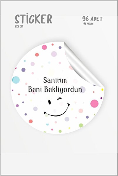 Hsn Pretpostavljam da ste me čekali Naljepnica za pakovanje 3x3 cm 96 komada