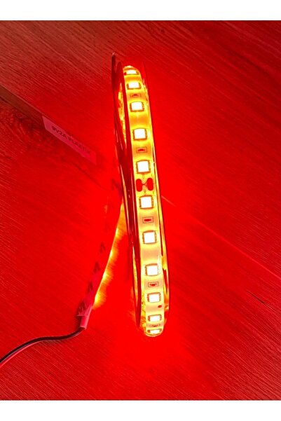 KaraköyOnline 5050 3çipli 24v Dış Mekan Kırmızı Şerit Led 5mt Ko-24v Şeritled