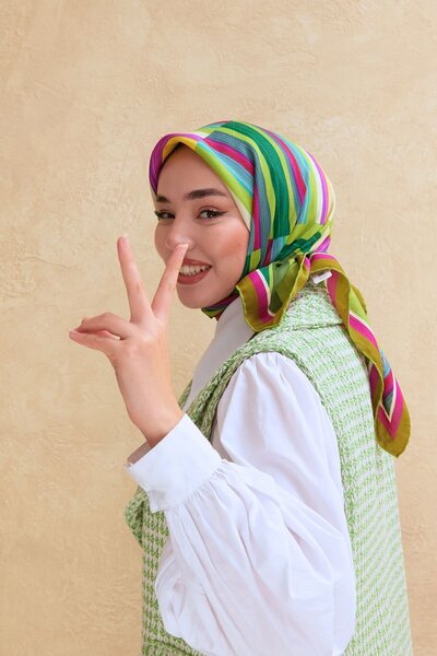Silk Home SİLK HOME ORGANİK PAMUK İPEK EŞARP 79011-13