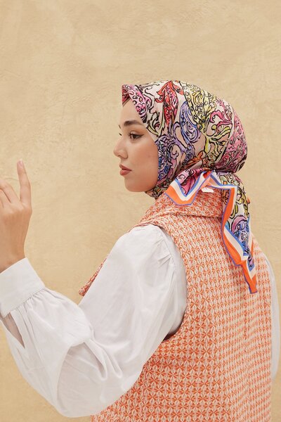 Silk Home SİLK HOME ORGANİK PAMUK İPEK EŞARP 79010-12