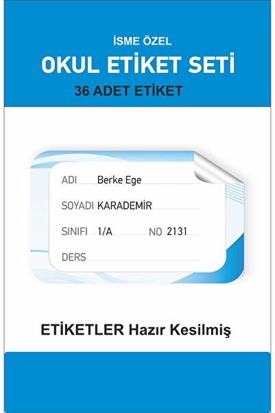43 cici süsler organizasyon Kitap Defter Sticker 36 Adet Hazır Kesilmiş Okul ...