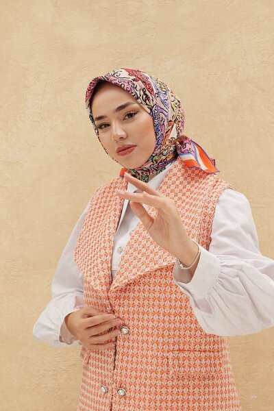 Silk Home SİLK HOME ORGANİK PAMUK İPEK EŞARP 79010-12