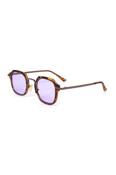 TomyHelf Sunglasses Rectangular Purple Frame Unisex