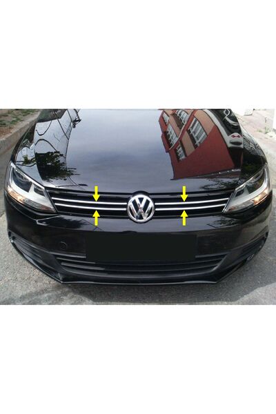 Titiz Krom Aksesuar Volkswagen Jetta 2011-2013 Krom Ön Panjur Aksesuarı 4 Parça