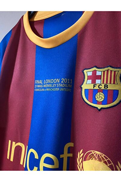 Alaturka Mix Barcelona Messi 2010-2011 Sezonu Şampiyonlar Ligi Finali Retro Maç Forması