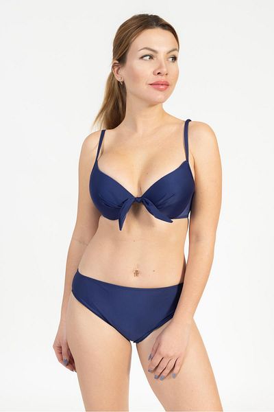 Pemilo Women's 717 Covered Bikini Set DARK BLUE