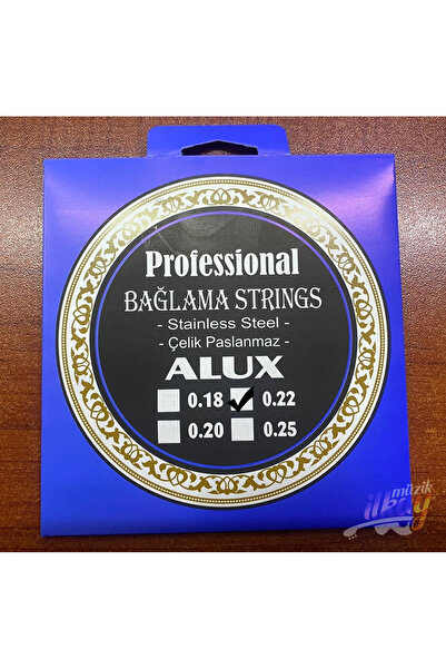 İLKAY MÜZİK Alux Saz Teli 0.22 Uzun sap Bağlama teli Ucuz Kaliteli Çelik Tel