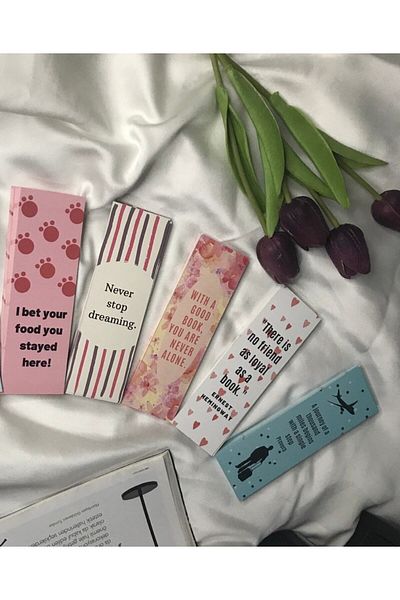 bisaccia English Bookmark Mixed Gift School Course Birthday - 48 Pieces