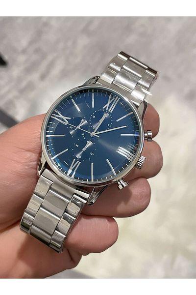 Bimodabu Stylish Steel Cord Men's Wrist Watch with Roman Numerals